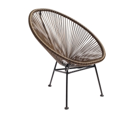 Metal woven chair 49096