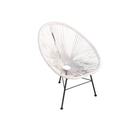 Metal woven chair 49098