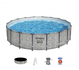 Frame pool with ladder, filter and cover Bestway 5618Y 549x122 cm 48826