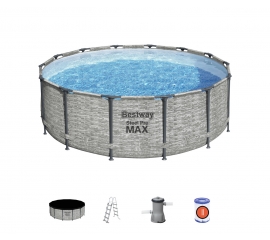 Frame pool with filter, ladder and cover Bestway 5619D 427x122 cm 46469