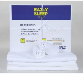 The bed linen set is Eazy Sleep Royal 4 single 13103
