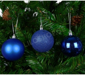 Christmas tree with 24 pieces blue   39211