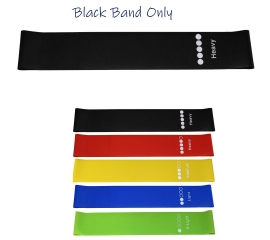 Training rubber black 1 piece Resistance Band X-HEAVY 39397