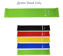 Training rubber green 1 piece Resistance Band X-LIGHT 39393
