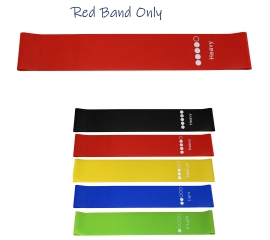 Training rubber red 1 piece Resistance Band HEAVY 39396