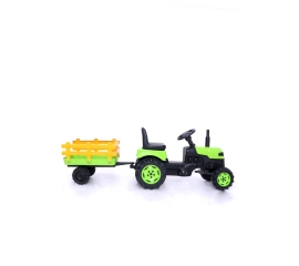 Pedal tractor KIDS GREEN 200 with trailer 41887