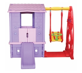 Play house with slide and swing KING KIDS KH2020 41797