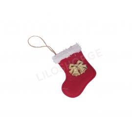 Christmas tree decoration , red sock 45794