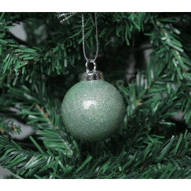 Christmas tree toy ball light green 5 cm 45821
