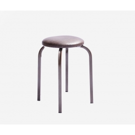 Chair with metal legs, brown 46731