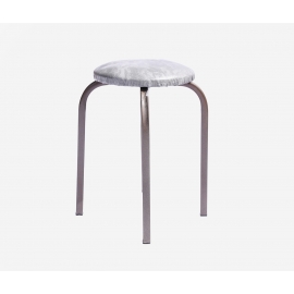 Chair with metal legs, grey 46732