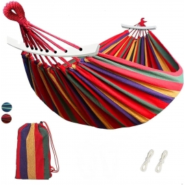 Two-seater hammock 150x270 cm with a stick 44803