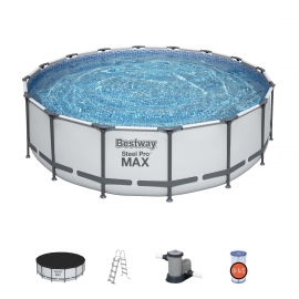 Frame pool with filter, ladder and cover Bestway 5612Z 488 x 122 cm 41444