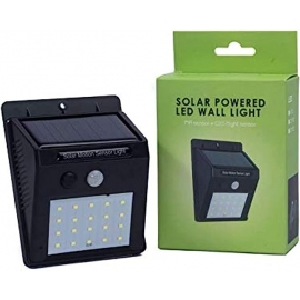 მზის ენერგიაზე მომუშავე  კედლის LED განათება Solar Powered LED Wall Light 47324