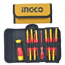 Interchangeable insulated screwdriver set INGCO HKISD1201 47672