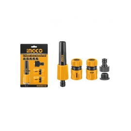 5pcs twist nozzle hose connector set INGCO HHCS05122 47799