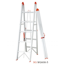 Aluminium folding ladder EN 131 48126