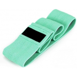 Exercise rubber - hip belt Hip Resistance Bands L.Green, length 32 cm 41321