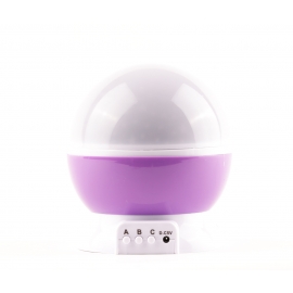 Glowing ball with usb charger purple 48278