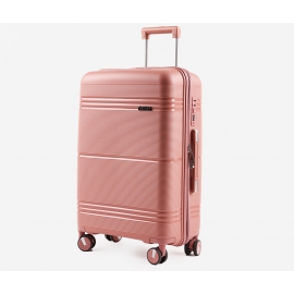 Suitcase silicone pink 63x39x25 cm 48966
