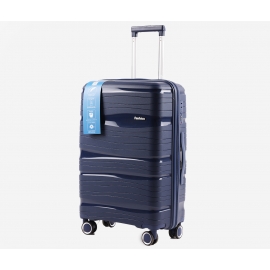 Suitcase silicone dark blue 63x39x25 cm 48962