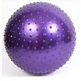 Fitness ball with massager 75 cm purple 47257