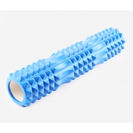 Fitness roller Yoga roller 60 x 14 cm blue 49029
