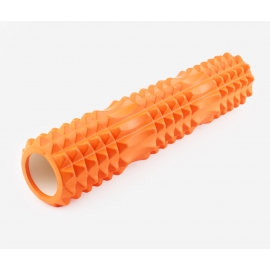 Fitness roller Yoga roller 60 x 14 cm orange 49031