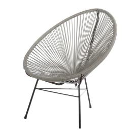 Metal woven chair 49097