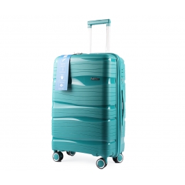 Suitcase silicone turquoise 53x35x22 cm 49361