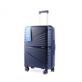 Suitcase silicone dark blue 63x39x25 cm 49345