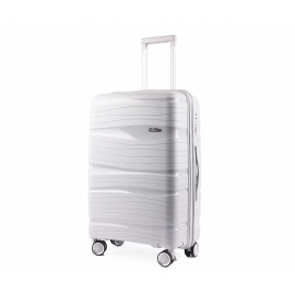 Suitcase silicone grey 53x35x22 cm 49360