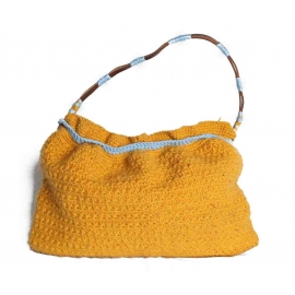 Yellow bags with blue inclusions 22518
