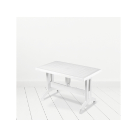 პლასტმასის მაგიდა CT051 თეთრი 120X70cm 29917
