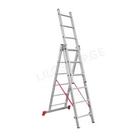 Aluminum ladder with three sections 2230307 33006