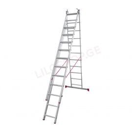 Aluminum ladder with three sections 2230311 33513
