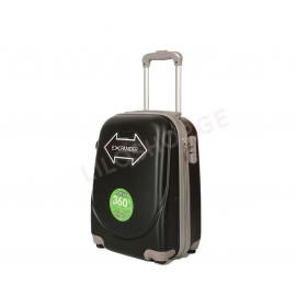 Plastic suitcase EXPANDER black 30X20X55 13577