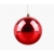 Christmas balls 6 pcs, red 48752