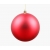 Christmas balls 6 pcs, red 48752