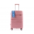 Suitcase silicone pink 53x35x22 cm 49357