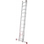 Two-section aluminum ladder 7m 49690