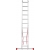Two-section aluminum ladder 5m 49688