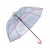 ქოლგა   ნაჭრის დაბოლოებით ვარდისფერი 16545
