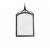 Ceiling lamp with white black bars 20974