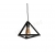 The ceiling light triangle 5D + light bulb 21042