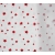 ბამბის ქსოვილი - თეთრი წითელი ვარსკვლავებით 1მ 25979