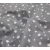 Cotton cloth - gray white stars 1 m 25980