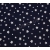 ბამბის ქსოვილი - ლურჯი თეთრი ვარსკვლავებით 1მ 25985