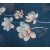 ბამბუკის ქსოვილი - ლურჯი ყვავილებით 1მ 26029