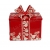 სააღდგომო დეკორატიული ჭურჭელი "Gift Box" დიდი ზომის წითელი 26384
